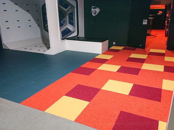 Cité de l'Espace, Revêtement à Motif