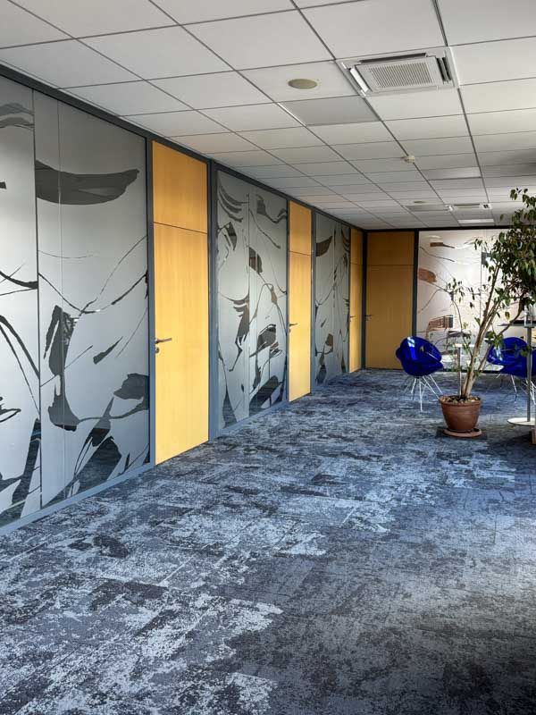 Revetement de sol, moquette et ses vagues